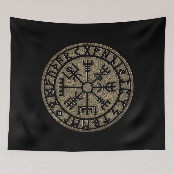 Item preview, Vegvisir Viking Compass Norse Symbol Protection Nordic Vikings designed and sold by AustinRiddle.