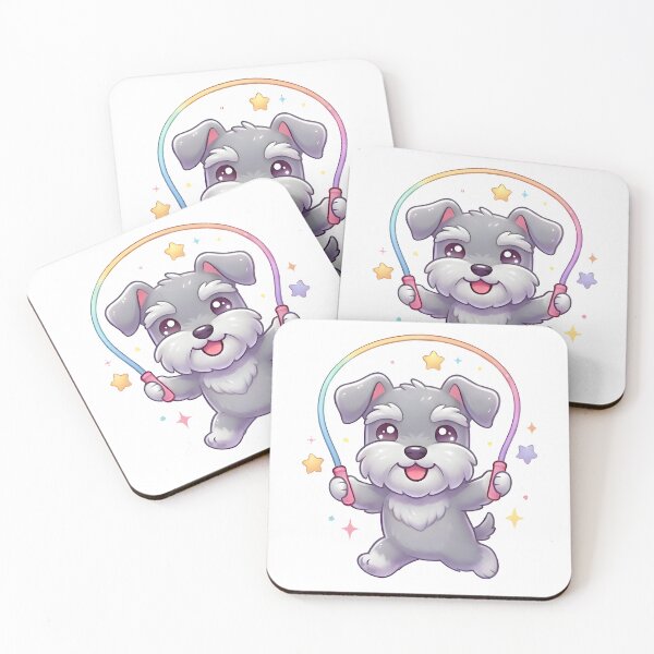 Item preview, Kawaii Cute Rope Jumping Dog designed and sold by VictorySticker.