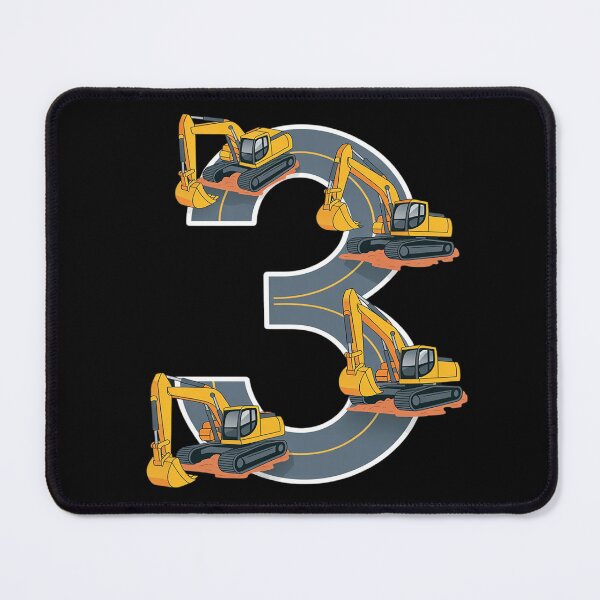Item preview, 3 Year Old Birthday Excavator 3rd Birthday Construction Boy designed and sold by PerifaBrasil.