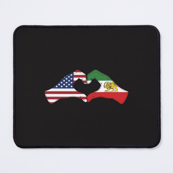 Item preview, Persian American Heart USA Iran Heritage Flag Pride Design designed and sold by kiralynstration.