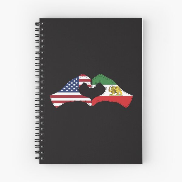 Item preview, Persian American Heart USA Iran Heritage Flag Pride Design designed and sold by kiralynstration.