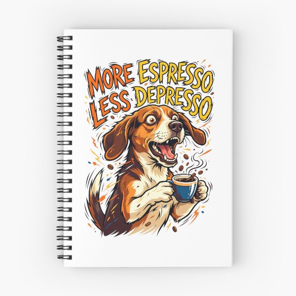 Item preview, Caffeinated Beagle Dog Shaking Holding Espresso Cup Vector Art designed and sold by Tong4130.