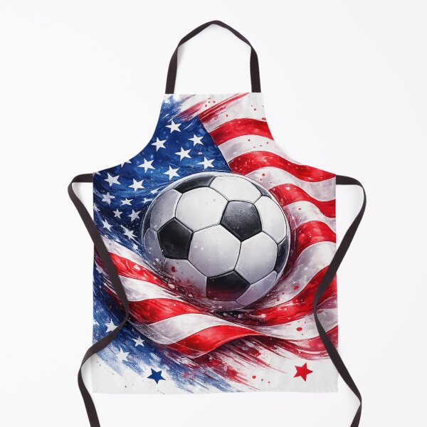 Item preview, American Soccer Ball with USA Flag – Patriotic Sports Theme Graphic – Red White Blue Design designed and sold by RolMerch.