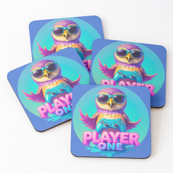 Item preview, Wise Choice Cute Owl Gamer Joystick Figure designed and sold by icemanphotos.