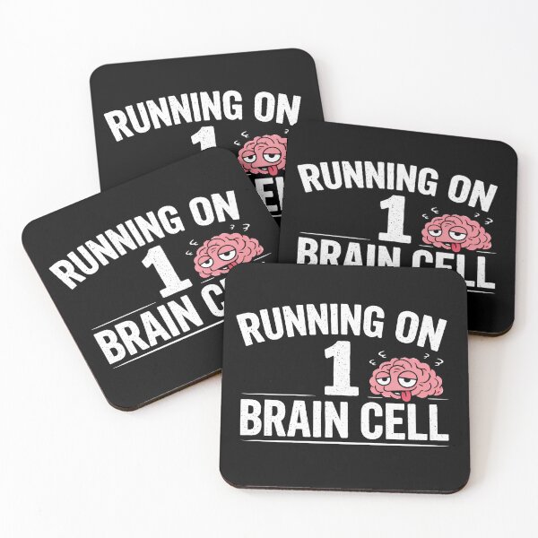 Item preview, Running On 1 Brain Cell Funny Meme Design designed and sold by Tropivaro.