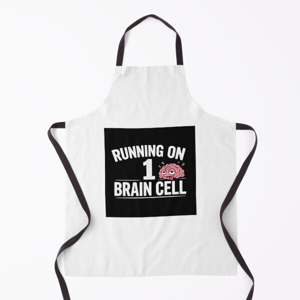 Item preview, Running On 1 Brain Cell Funny Meme Design designed and sold by Tropivaro.