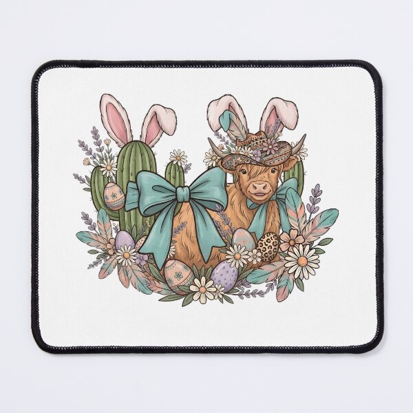 Item preview, Easter Garden Western Style - Boho Floral Bunny & Cactus Mix designed and sold by DownloSpace.