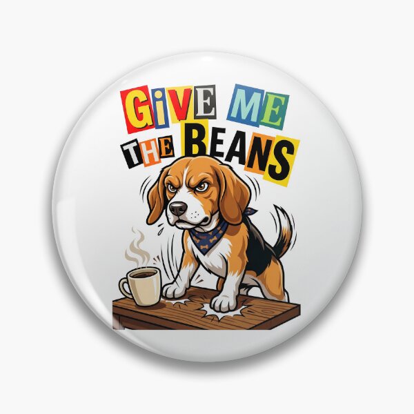 Item preview, Angry Beagle Demanding Coffee Chaotic Ransom Note Font Design designed and sold by Tong4130.