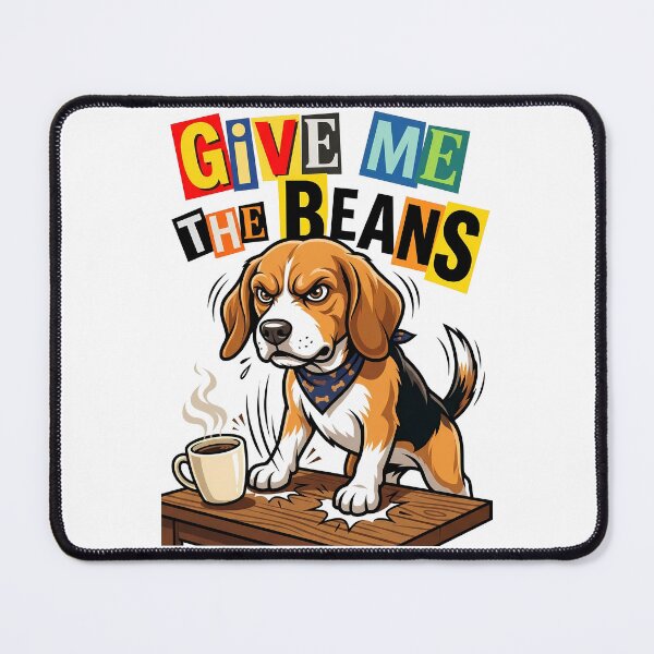 Item preview, Angry Beagle Demanding Coffee Chaotic Ransom Note Font Design designed and sold by Tong4130.