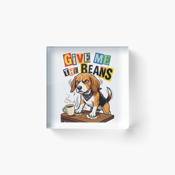 Item preview, Angry Beagle Demanding Coffee Chaotic Ransom Note Font Design designed and sold by Tong4130.