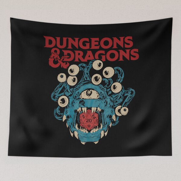 Item preview, The Dungeons And Dragons Retro Wave designed and sold by AustinRiddle.
