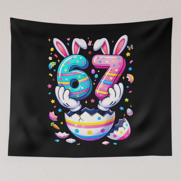 Item preview, Six-seven meme happy easter 2026 designed and sold by schoolofbullies.