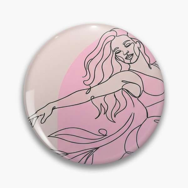 Item preview, Dancer with Flowers Line Art designed and sold by feckoeansn.