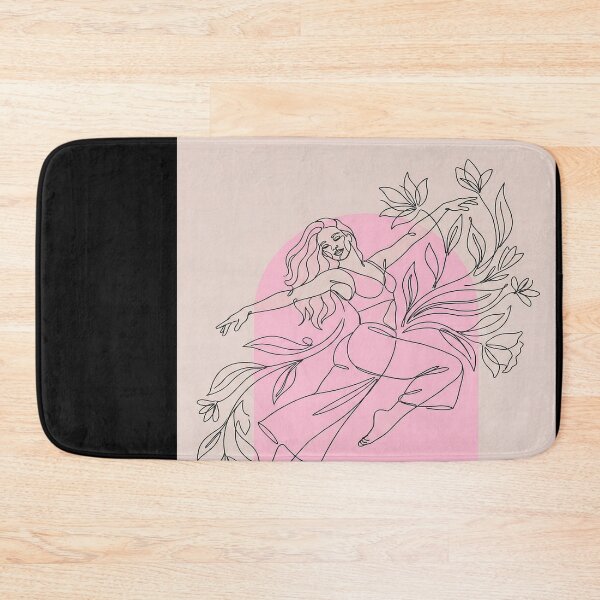 Item preview, Dancer with Flowers Line Art designed and sold by feckoeansn.