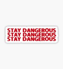 STAY DANGEROUS YG Sticker