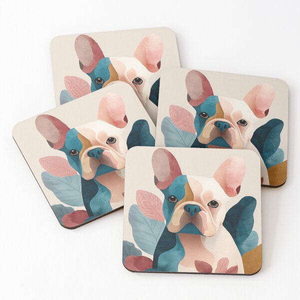 Item preview, Colorful French Bulldog Portrait designed and sold by lautir.