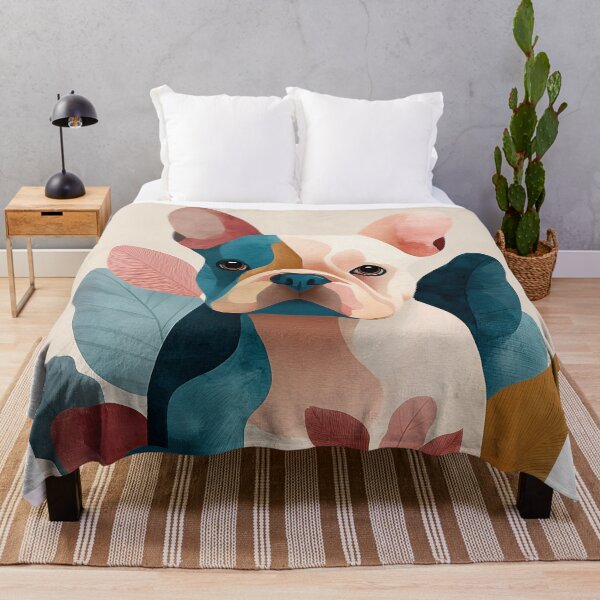 Item preview, Colorful French Bulldog Portrait designed and sold by lautir.