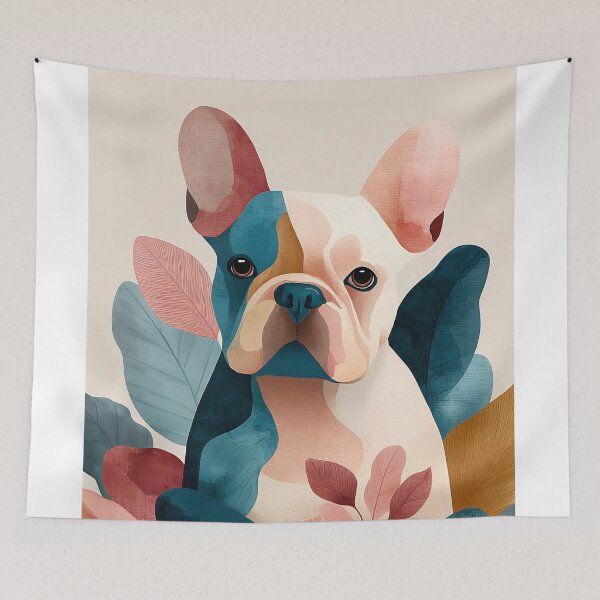 Item preview, Colorful French Bulldog Portrait designed and sold by lautir.