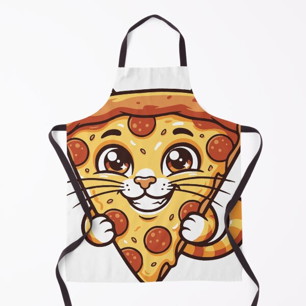 Item preview, A playful hybrid character that merges a pizza slice with a curious cat. The combination of familiar food imagery and cute animal traits creates a humorous design  designed and sold by Dejbar.