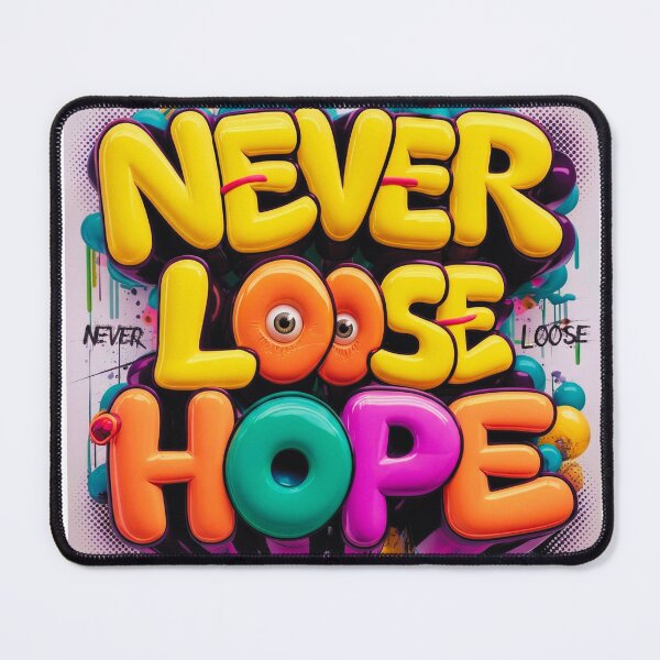 Item preview, Colorful 3D Bubble Letters "Never Loose Hope" Graffiti Art designed and sold by Serjames.