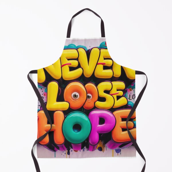 Item preview, Colorful 3D Bubble Letters "Never Loose Hope" Graffiti Art designed and sold by Serjames.
