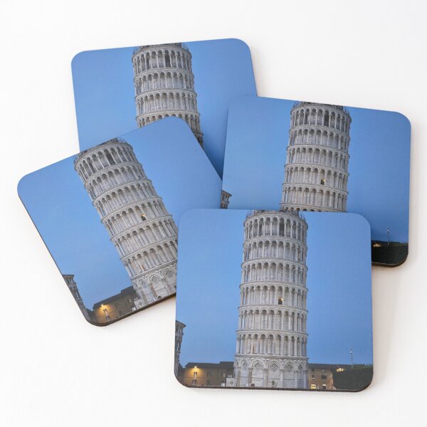 Item preview, Leaning Tower at Dusk designed and sold by UKJBDesigns2026.