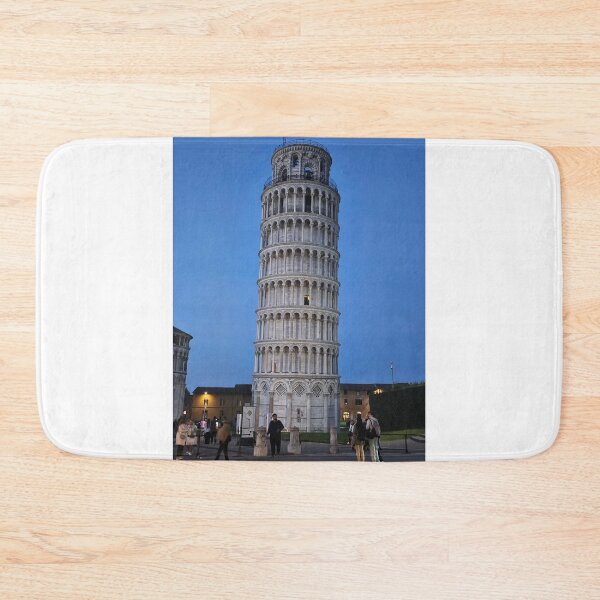 Item preview, Leaning Tower at Dusk designed and sold by UKJBDesigns2026.