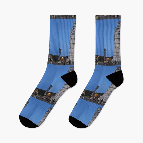 Item preview, Leaning Tower at Dusk designed and sold by UKJBDesigns2026.