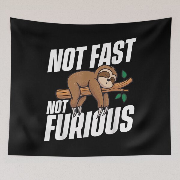Item preview, Not Fast Not Furious  designed and sold by FableMind.