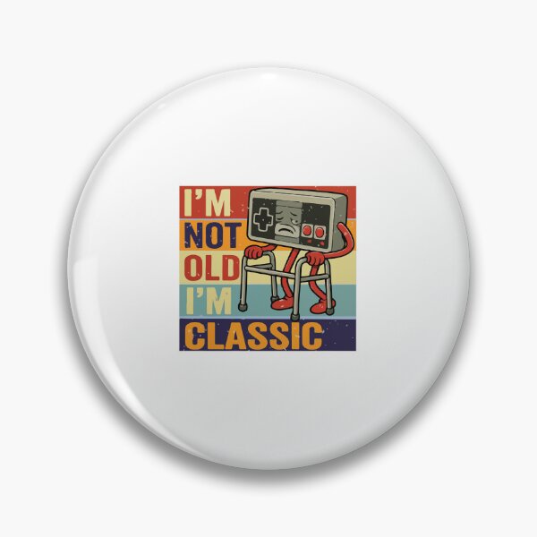 Item preview, I'm Not Old I'm Classic Funny Retro Gamer Vintage Gaming Design designed and sold by kiralynstration.