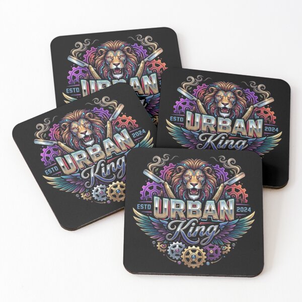 Item preview, Urban King – Futuristic Lion Emblem Design designed and sold by Dogandesighn.