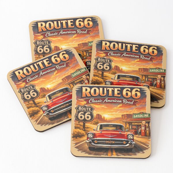 Item preview, Route 66 Classic American Road Trip designed and sold by Retro Arabica.