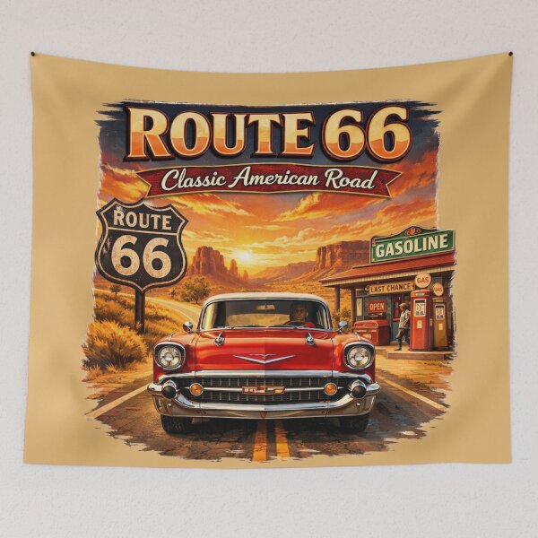 Item preview, Route 66 Classic American Road Trip designed and sold by Retro Arabica.