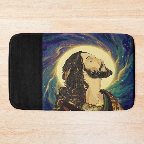 Item preview, Contemplative Man in Celestial Light designed and sold by feckoeansn.