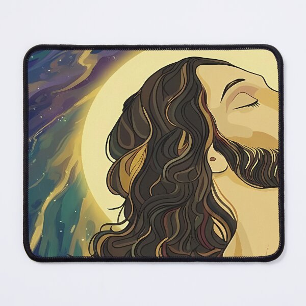 Item preview, Contemplative Man in Celestial Light designed and sold by feckoeansn.