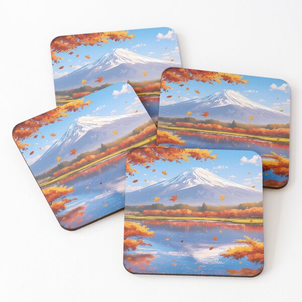 Item preview, Autumn Mountain Lake Scenery designed and sold by feckoeansn.