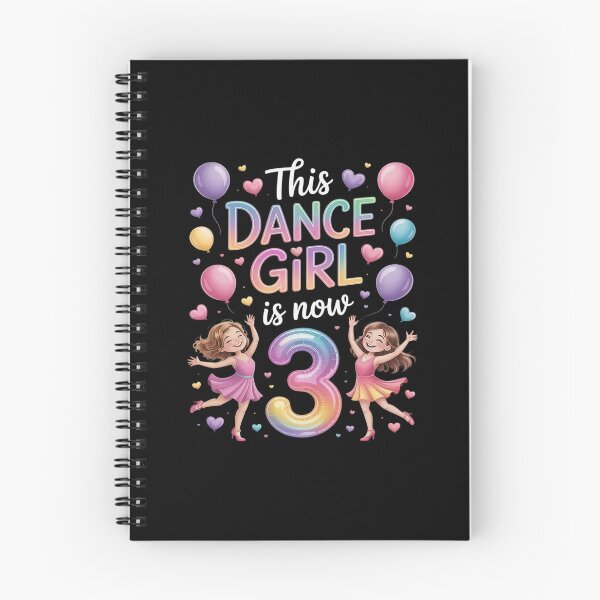 Item preview, 3rd Birthday Dance Girl Three Year Old Dancer Birthday designed and sold by kaliyugeha.