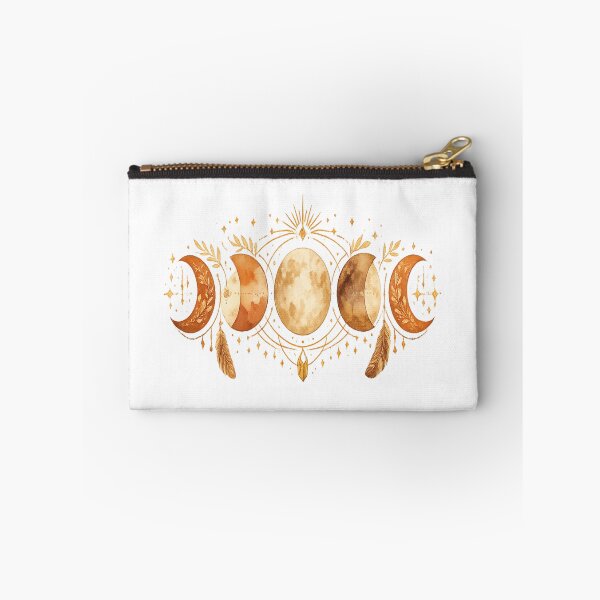 Item preview, Boho Moon Phases Celestial Design – Bohemian Lunar Cycle Mystic Aesthetic Gold Line Art designed and sold by ArtWaveStudio8.