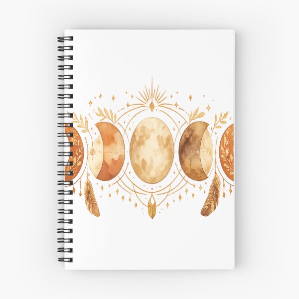 Item preview, Boho Moon Phases Celestial Design – Bohemian Lunar Cycle Mystic Aesthetic Gold Line Art designed and sold by ArtWaveStudio8.