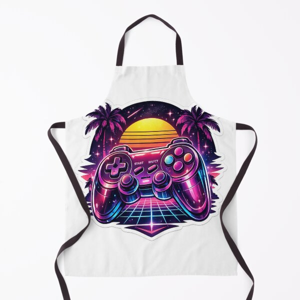 Item preview, Retro Futuristic Gaming Controller Vaporwave Sticker | Synthwave Arcade Gamer Aesthetic designed and sold by irfanshikh.