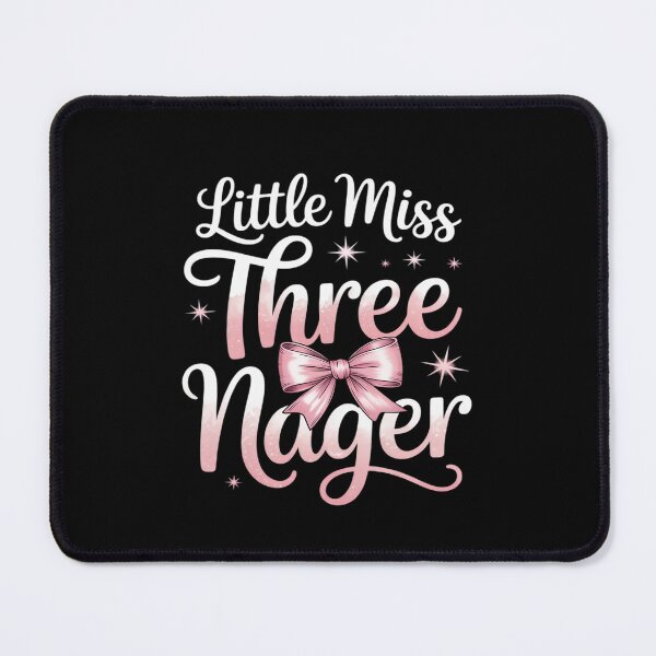 Item preview, 3rd Birthday Little Miss Threenager designed and sold by kaliyugeha.