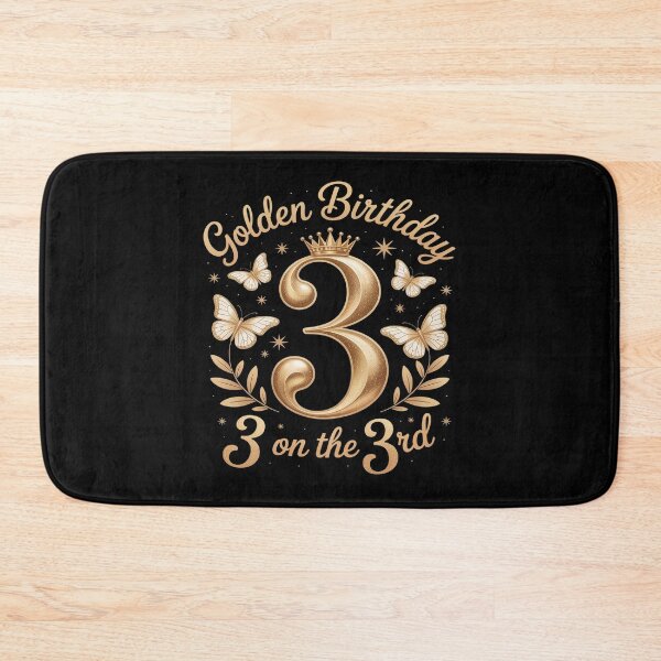 Item preview, 3rd Golden Birthday 3 Year Old B-day Kids Born 2022 designed and sold by kaliyugeha.