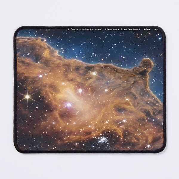 Item preview, Cosmic Nebula with Stars and Text designed and sold by feckoeansn.