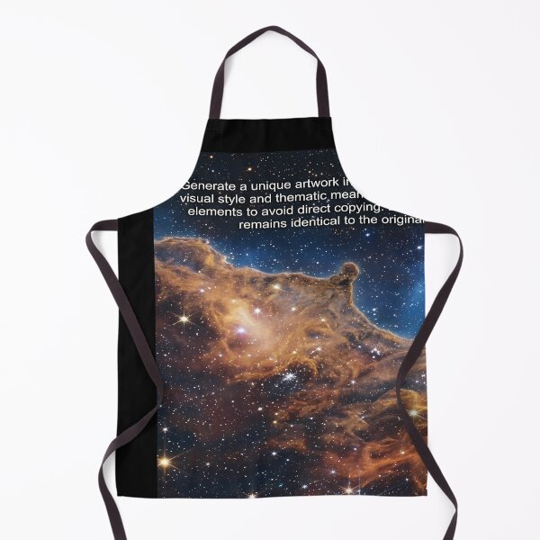 Item preview, Cosmic Nebula with Stars and Text designed and sold by feckoeansn.