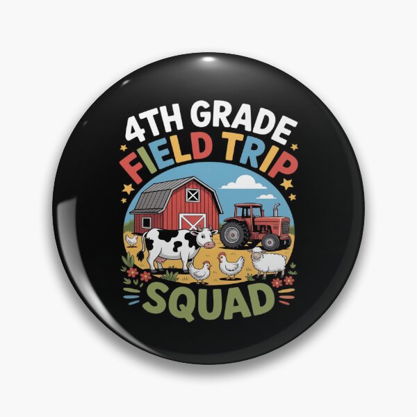 Item preview, 4th Grade Field Trip Squad Teacher Field Day Vibes Farm Life designed and sold by kaliyugeha.
