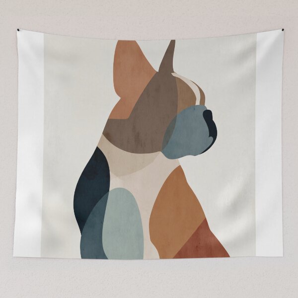 Item preview, Abstract French Bulldog Profile designed and sold by lautir.