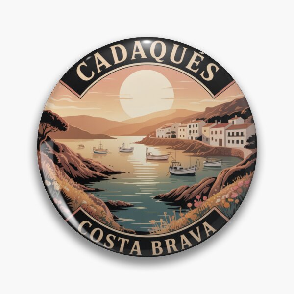 Item preview, Cadaqués España Costa Brava Art: Travel Patch designed and sold by CircinusStore.