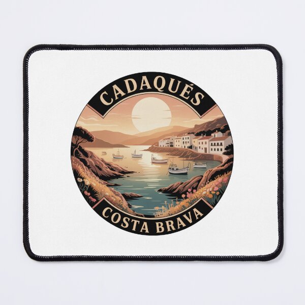 Item preview, Cadaqués España Costa Brava Art: Travel Patch designed and sold by CircinusStore.