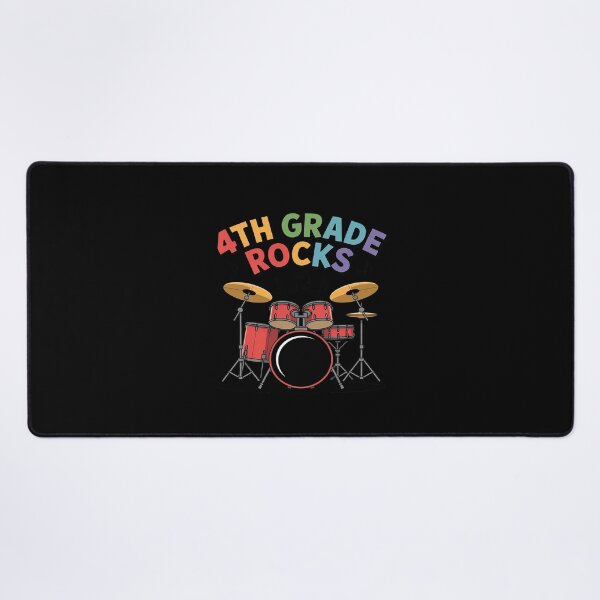 Item preview, 4th Grade Rocks, Drums Drummer, School Music Teacher designed and sold by kaliyugeha.