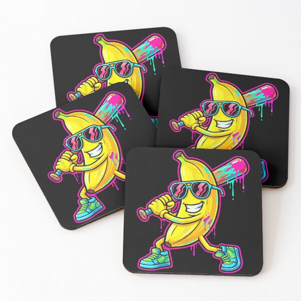 Item preview, Cool Banana Cartoon Street Style Funny Fruit Character designed and sold by Phil Ben.